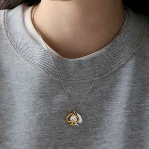 Kate Spade Gold and Silver Spade Pendant Necklace